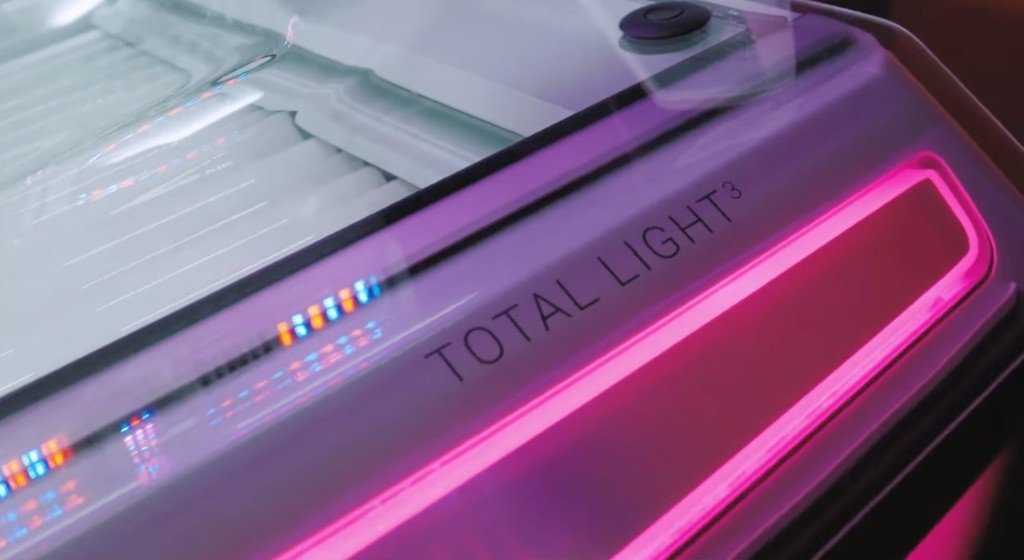Total Light branding and pink LED accent on the Vitality 42/3 TLT