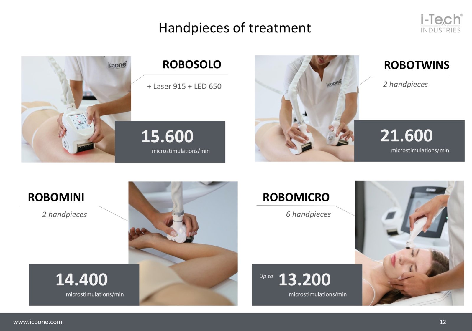 Handpieces of treatment